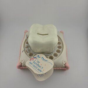 Vintage The Perfect Present The Toothfairy's Baby Tooth Bank Pink White for Kids